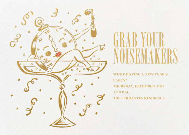 Bubbly Bath - New Year's Eve Invitation by Paperless Post