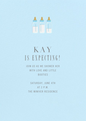 Baby Bottles (New) - Party Invitation by Paperless Post