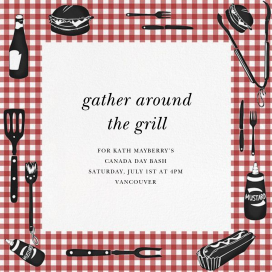 Cookout - Canada Day Invitation by Paperless Post
