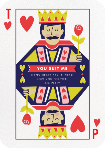 Well-Suited - Valentine's Day Card by Cheree Berry Paper & Design