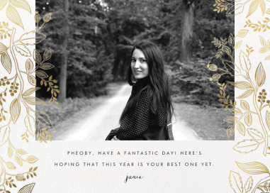 Queen Anne Photo (Horizontal) - Birthday Card by Rifle Paper Co.