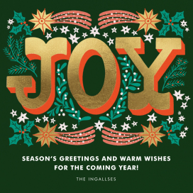 Just Joy (Square) - Christmas Card by Hello!Lucky