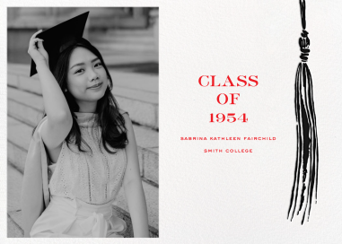 KSNY Tassel (Photo) - Graduation Announcement by kate spade new york