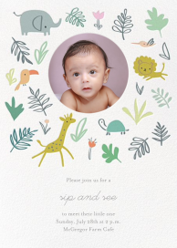 Jungle Love Photo - Sip and See Invitation by Little Cube