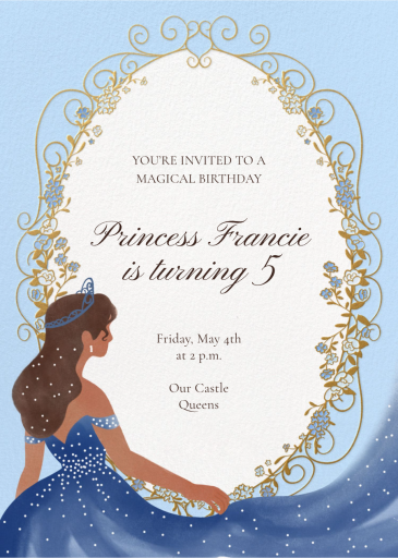 Sparkling Princess - Birthday Invitation by Paperless Post