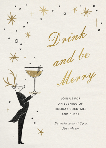 Reindeer Sparkle - Invitation by Paperless Post