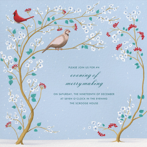 Winter Chinoiserie - Invitation by Paperless Post
