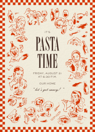 Buon Appetito - Dinner Party Invitation by Sam Crosby