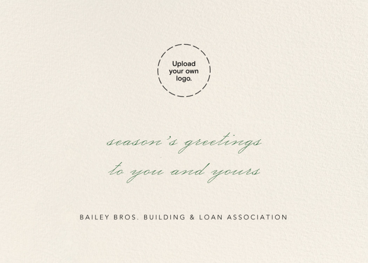 Cream - Holiday Card by Paperless Post