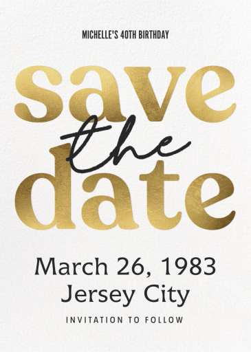 First Blush - Save the Date by Paperless Post