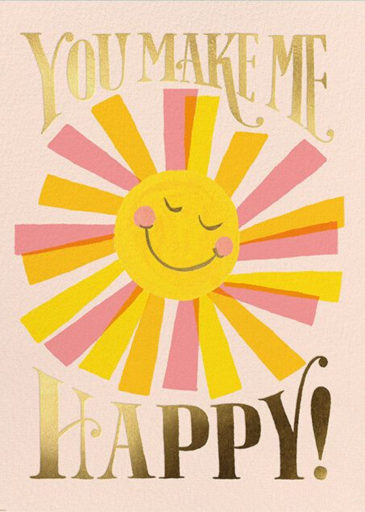 You Make Me Happy - Valentine's Day Card by Rifle Paper Co.