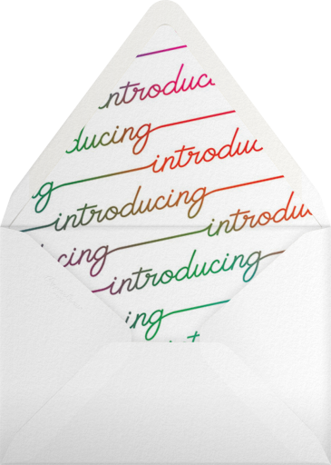 Little Debut - Paperless Post Envelope