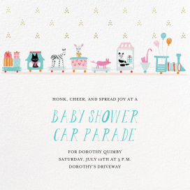 This Train's Going Local - Baby Shower Invitation by Mr. Boddington's Studio