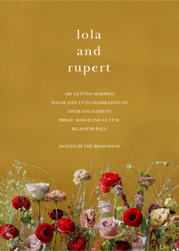 Germinal - Engagement Party Invitation by Putnam & Putnam