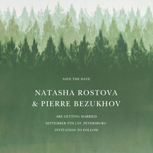 Rainier (Save the Date) - Invitation by Paperless Post