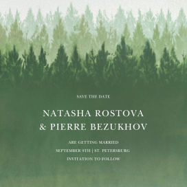 Rainier (Save the Date) by Paperless Post