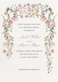 Purest Peonies - Rehearsal Dinner Invitation by  Monique Lhuillier
