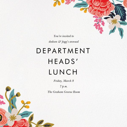 Birch Monarch Suite (Square) by Rifle Paper Co.