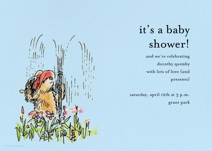 Garden Shower by Paddington Bear