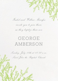 Forsythia Golden Corners - First Communion Invitation by Paperless Post