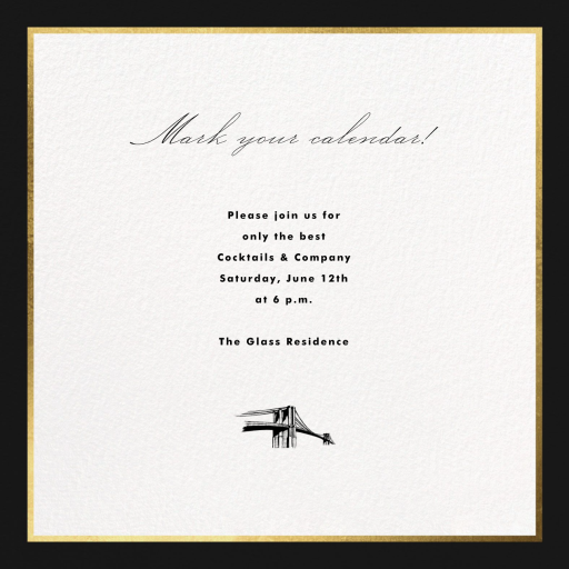 Oro - Save the Date by Paperless Post
