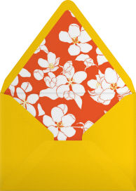 Golden Magnolias - Carolina Herrera Envelope