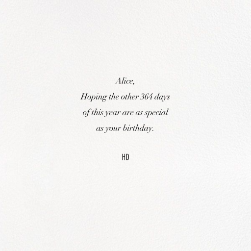 True Colors - Birthday Card by Kelly Wearstler - Back