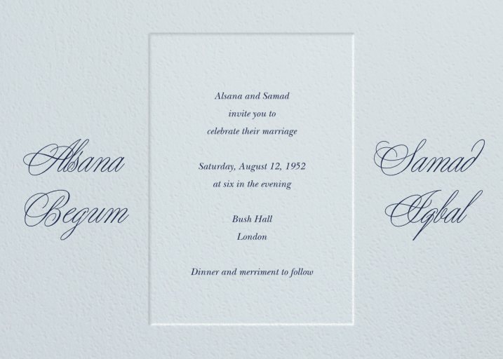 Obliged - Wedding Invitation by Paperless Post