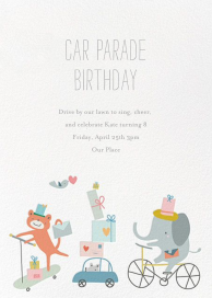Presents Parade - Birthday Invitation by Little Cube