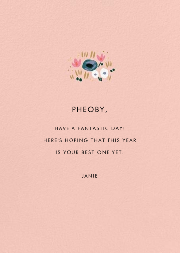 Magical Birthday - Birthday Card by Rifle Paper Co. - Back