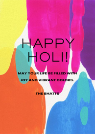 Joyful Colors - Holi Card by Paperless Post
