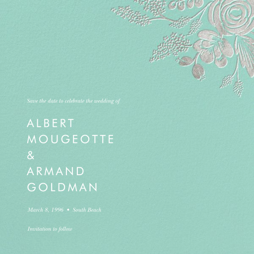 Heather and Lace (Save the Date) - Save the Date by Rifle Paper Co.