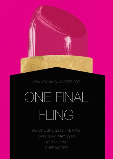 Lippy - Bar & Bat Mitzvah Invitation by Paperless Post