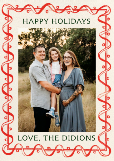 Ribbon Trim - Christmas Card by Mr. Boddington's Studio