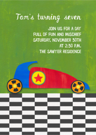 Race Car by Paperless Post