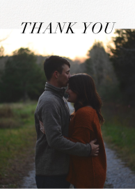 Top Form - Thank You Card by Paperless Post