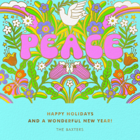 Groovy Greeting - Holiday Card by Hello!Lucky