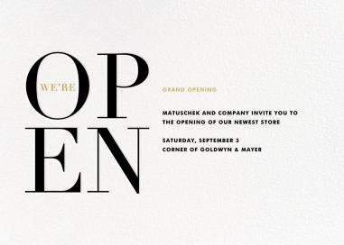 Almaviva - Launch Party Invitation by Paperless Post