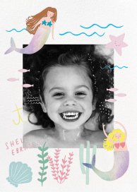 Mermaids in Waiting Photo - Birthday Invitation by Meri Meri
