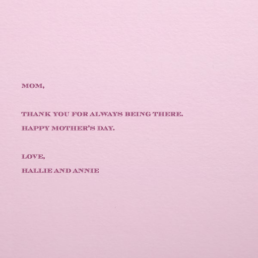 Hydrangea Mother's Day - Greeting Card by Paperless Post - Back