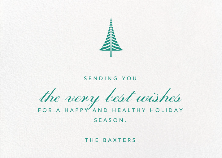 Bethlehem Conifer STD - Holiday Card by Paperless Post