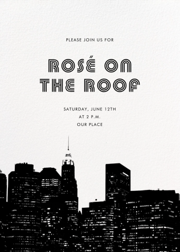 Cityscape - Cocktail Party Invitation by Paperless Post