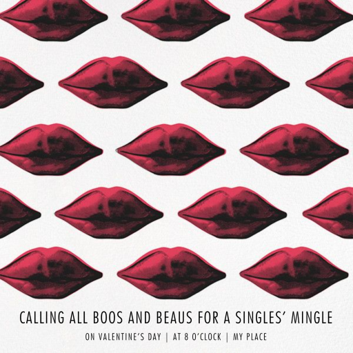 Infatuated - Valentine's Day Invitation by Kelly Wearstler