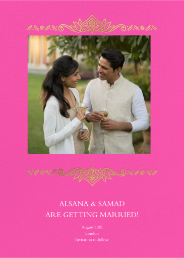 Dvaar (Photo Save the Date) - Save the Date by Paperless Post