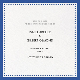 Charlotte Street II (Save the Date) - Save the Date by kate spade new york