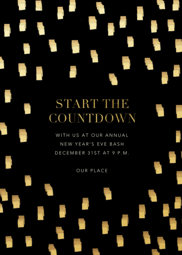 Flickering Lights - Party Invitation by Kelly Wearstler