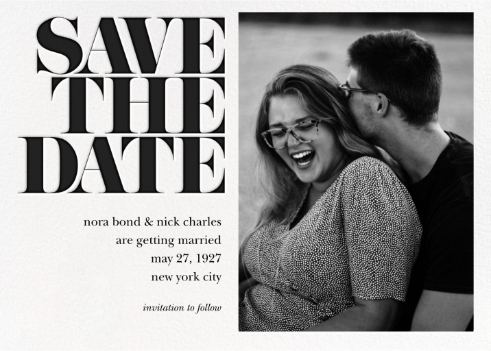 Vintage Book Save the Date (Photo) by kate spade new york