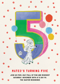 Birthday Critters - Birthday Invitation by Mr. Boddington's Studio