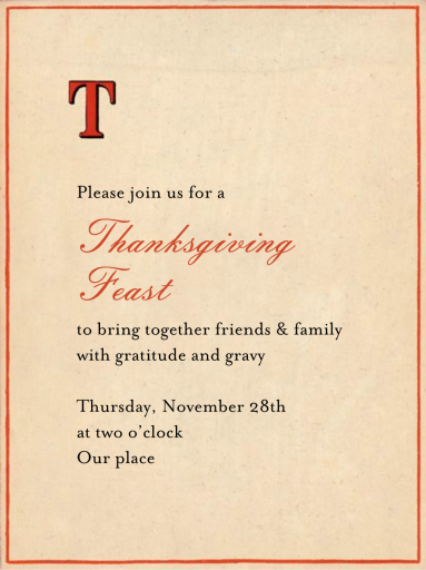 Red Letter by John Derian - Back