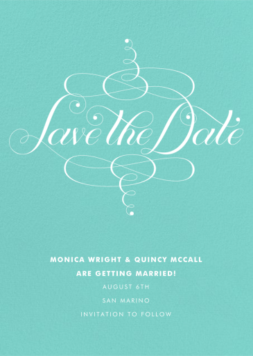 Signum Save the Date - Save the Date by Paperless Post